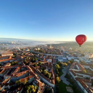 Privatus skrydis oro balionu Vilniuje
