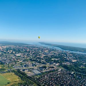 Skrydis oro balionu Klaipėdoje